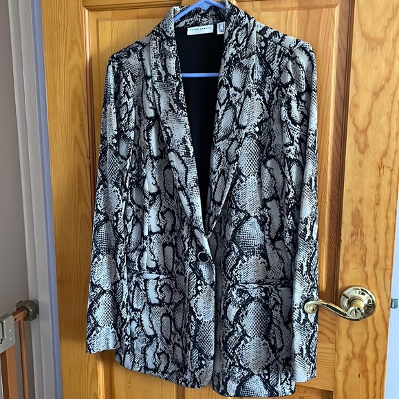 Susan Graver snakeskin blazer - Picture 1 of 1